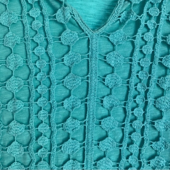 Talbots Aqua Tank with Embroidered Front, [Sz 3X] - Picture 4 of 8